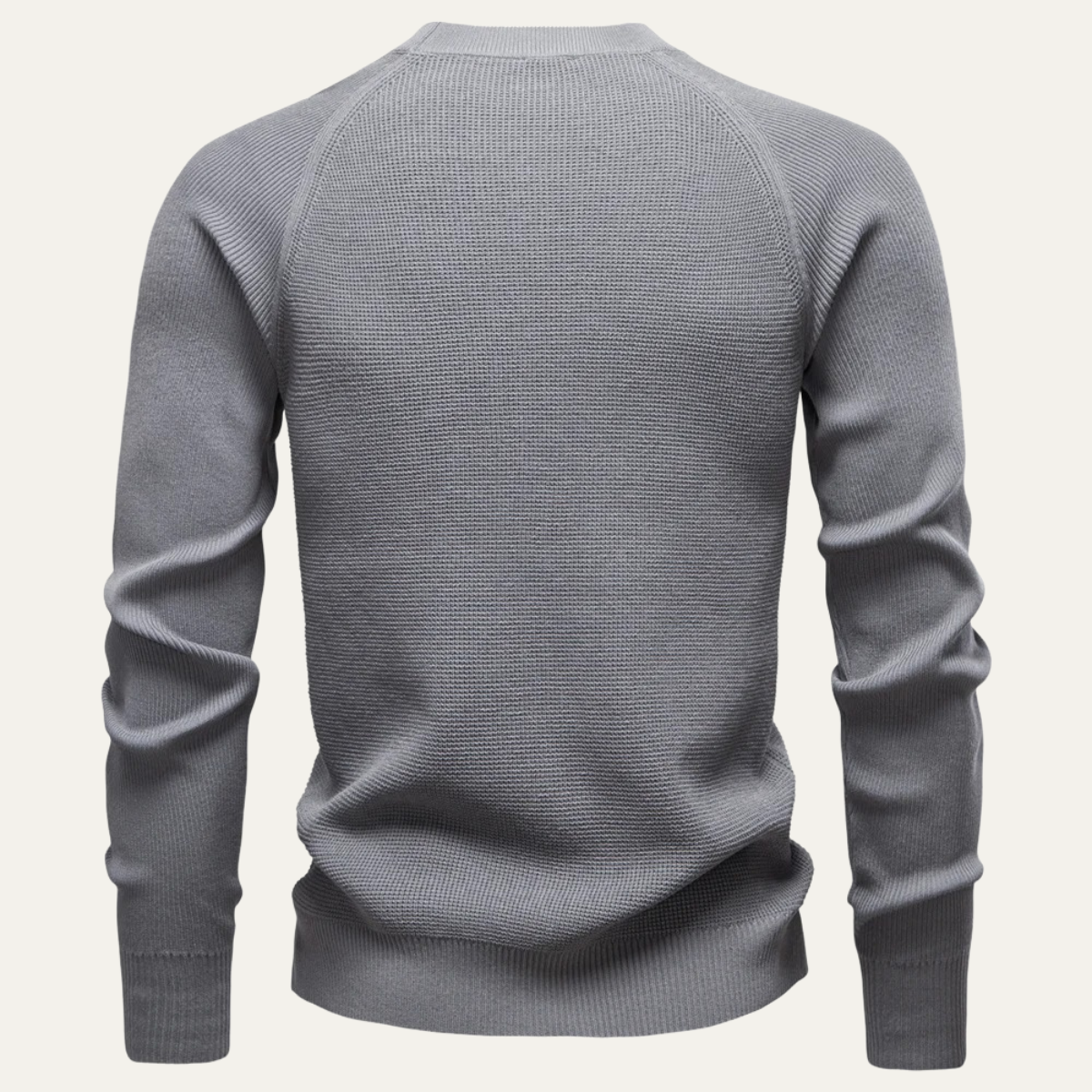 Relaxed Fit Men's Lightweight Crew Neck Sweater