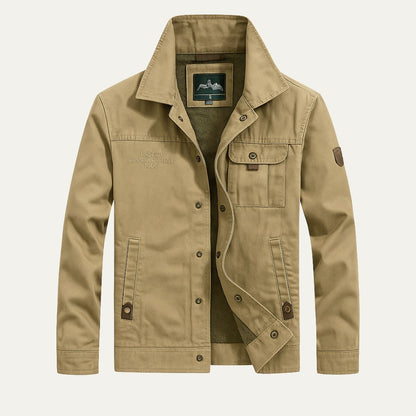 Rugged Outdoor Cargo Jacket For Men