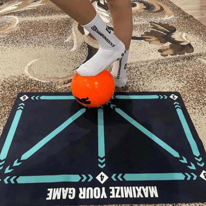 Elite Soccer Practice Mat with Coaching Videos