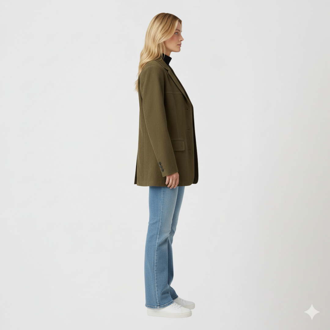 Cozy Women's Fall Parka Jacket with Pockets