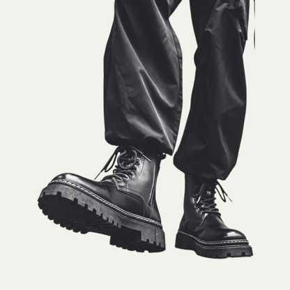 Tough Lace Up High Ankle Boots for Men