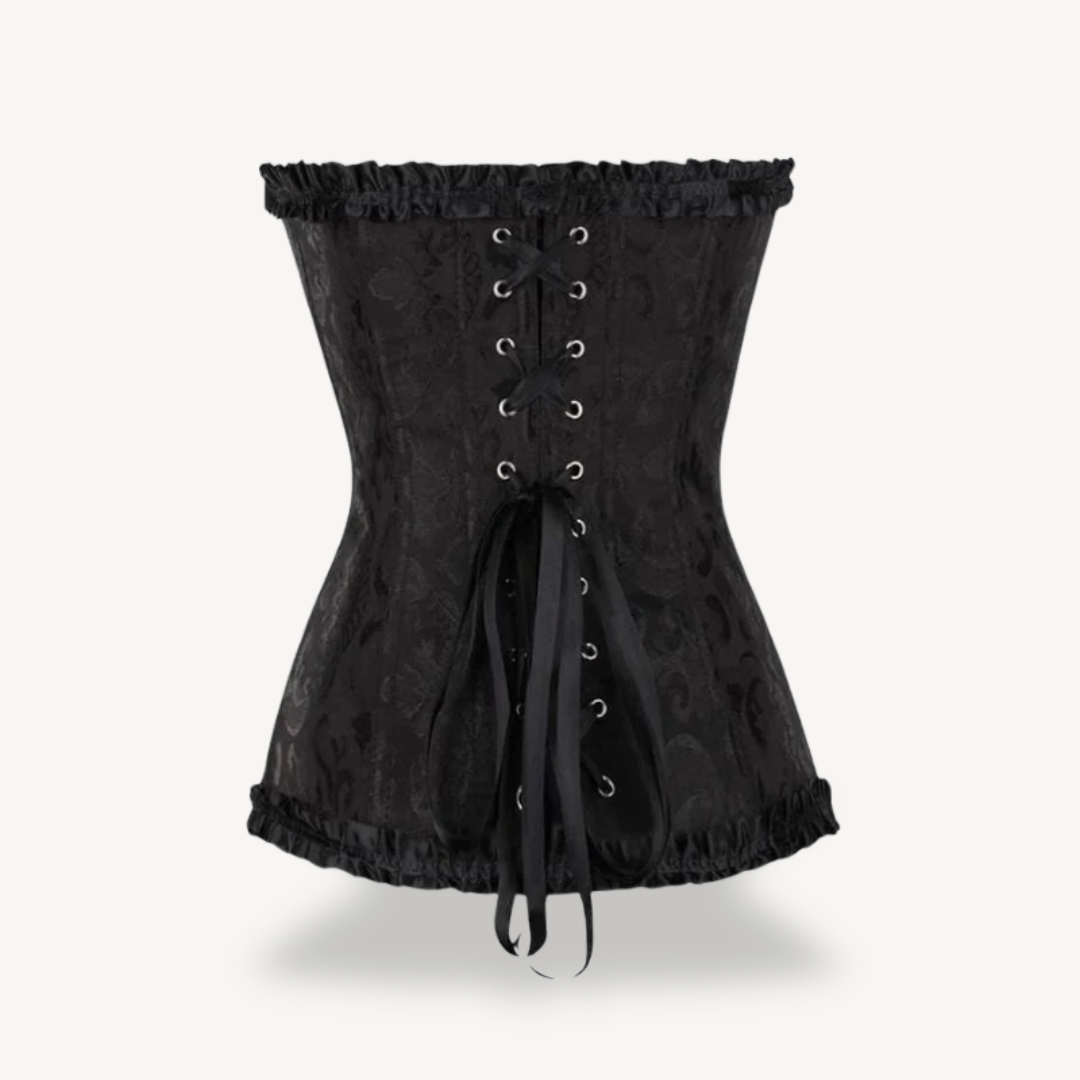 Ladies' Silk Tie Front Bustier Top