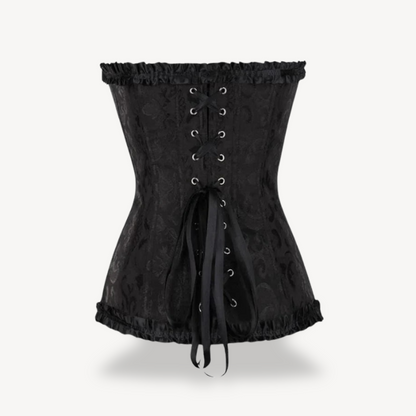 Ladies' Silk Tie Front Bustier Top