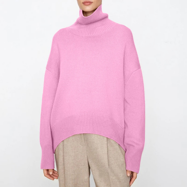 Soft Oversized Chunky Winter Turtleneck Sweater