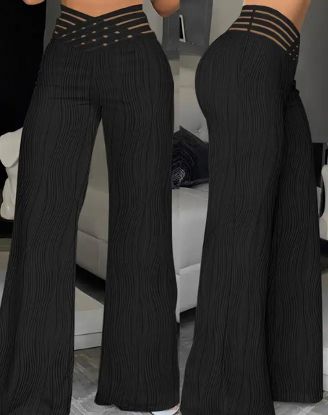 Women's Soft High Waist Flare Leg Pants