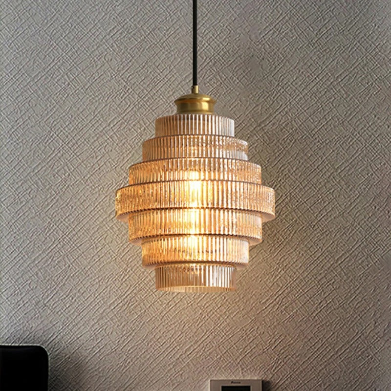 Elegant Multi-Level Gold Pendant Lamp - OutfitLondon