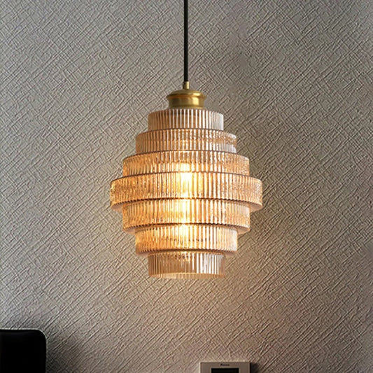 Elegant Multi-Level Gold Pendant Lamp - OutfitLondon