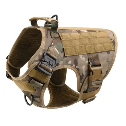 Military No-Pull Tactical Dog Harness Vest