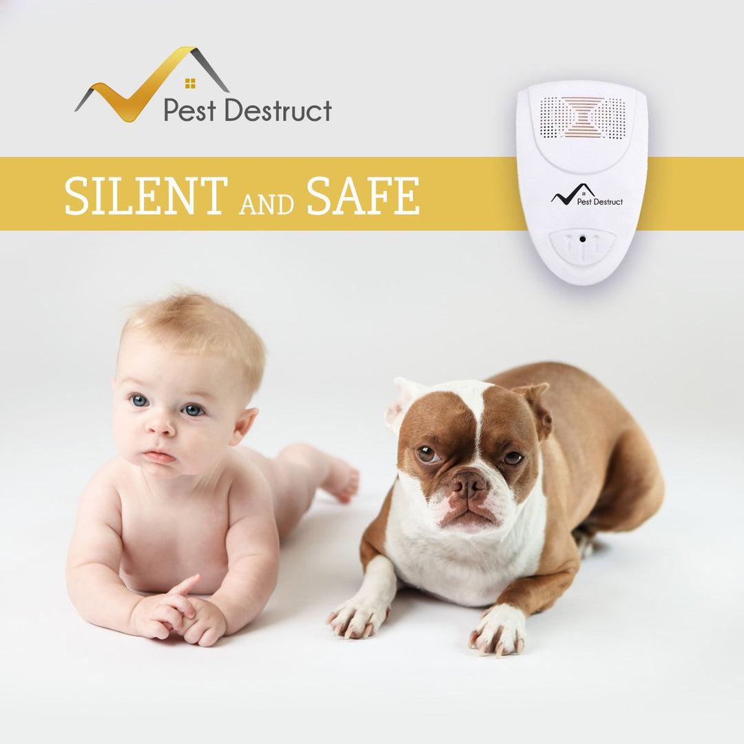 Ultrasonic Bed Bug Repeller - 100% SAFE for Children and Pets - Quickly Eliminate Pests
