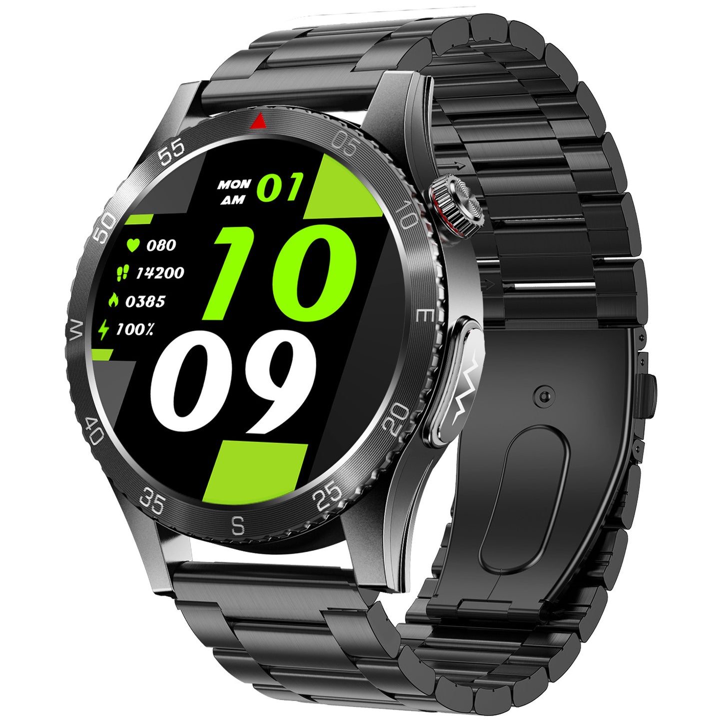 ECG Blood Glucose Uric Acid Cholesterol Stress Monitoring Smartwatch