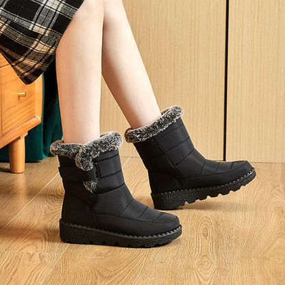 Orthopedic Women Boots Pain Relief Warm WaterProof High Top Boots