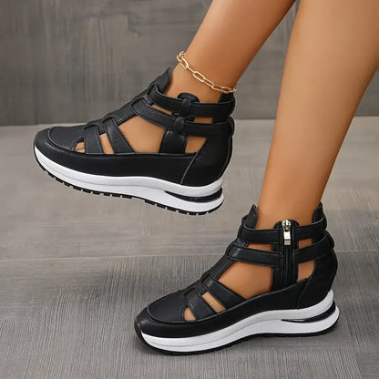 Comfortable Ankle Strap Wedge Sandals for Women