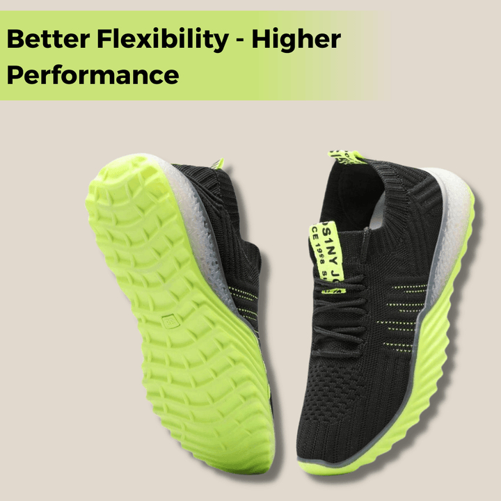 Colorblock Knitted Sneakers For Women