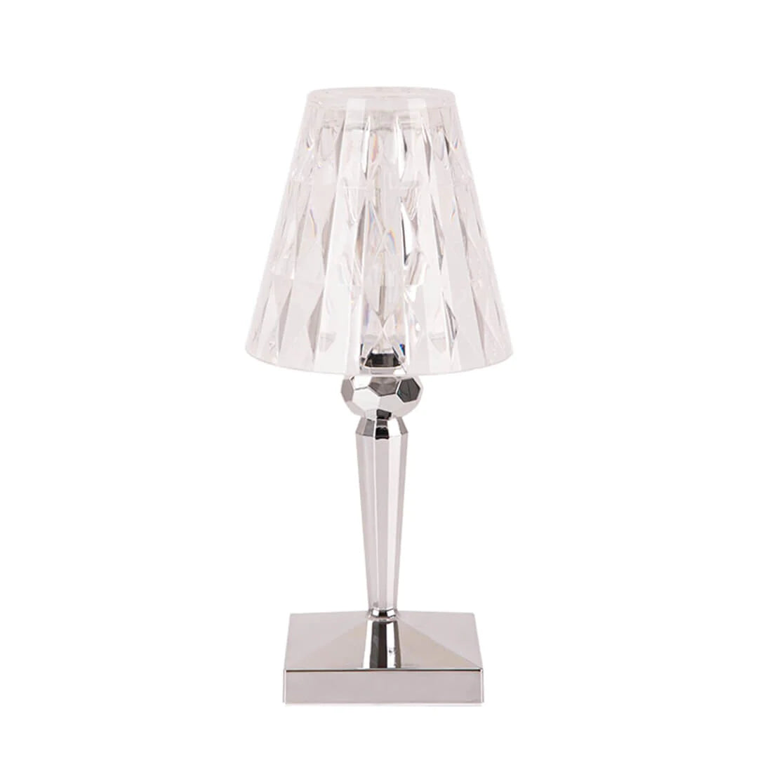 Crystal Cordless Diamond Table Lamp