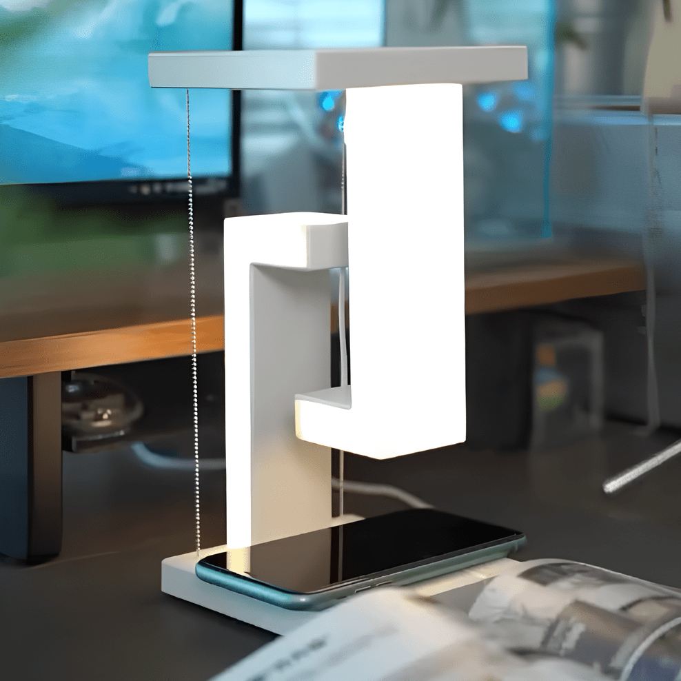 Floating LED Night Light with Wireless Charger