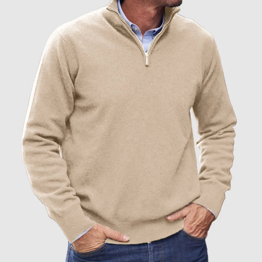 Warm Crew Neck Ribbed Sweatshirt Jumper