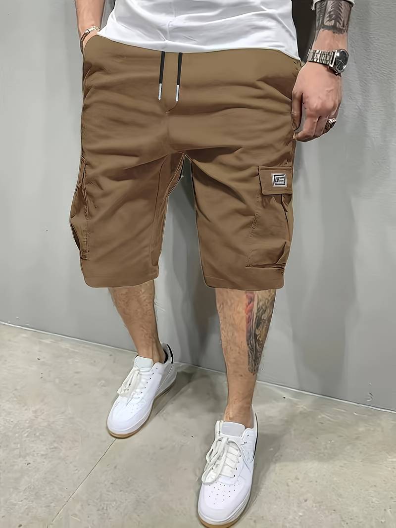 Tropical Palm Leaf Beach Shorts