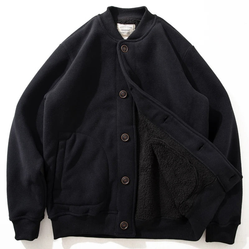 Warm Mens Fleece Coat