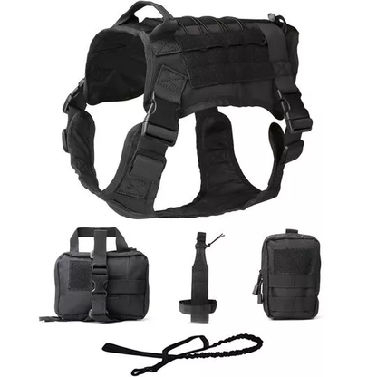 Military No-Pull Tactical Dog Harness Vest
