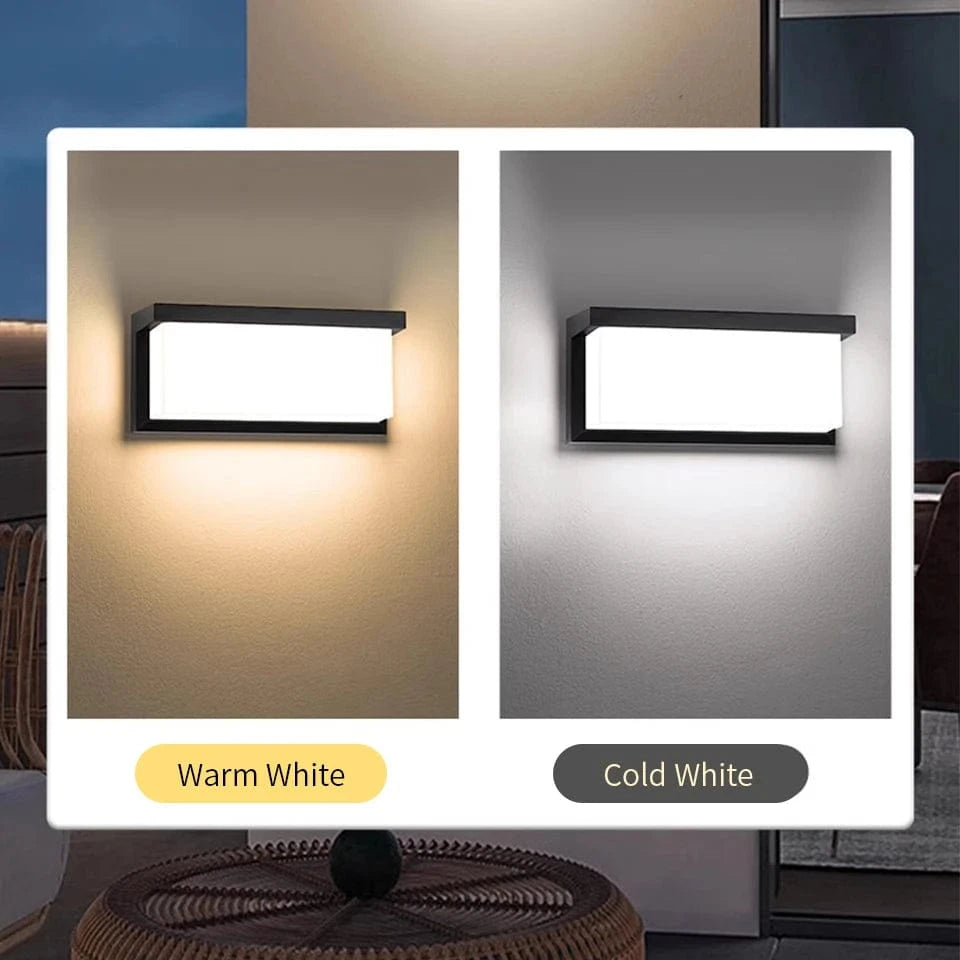 LED Outdoor Wall Light PIR Motion Sensor