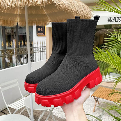 Cozy Cable Knit Ankle Boot Socks