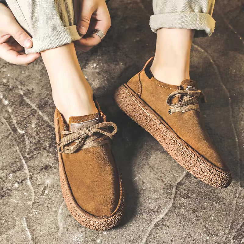 Suede Lace -Up Shoes