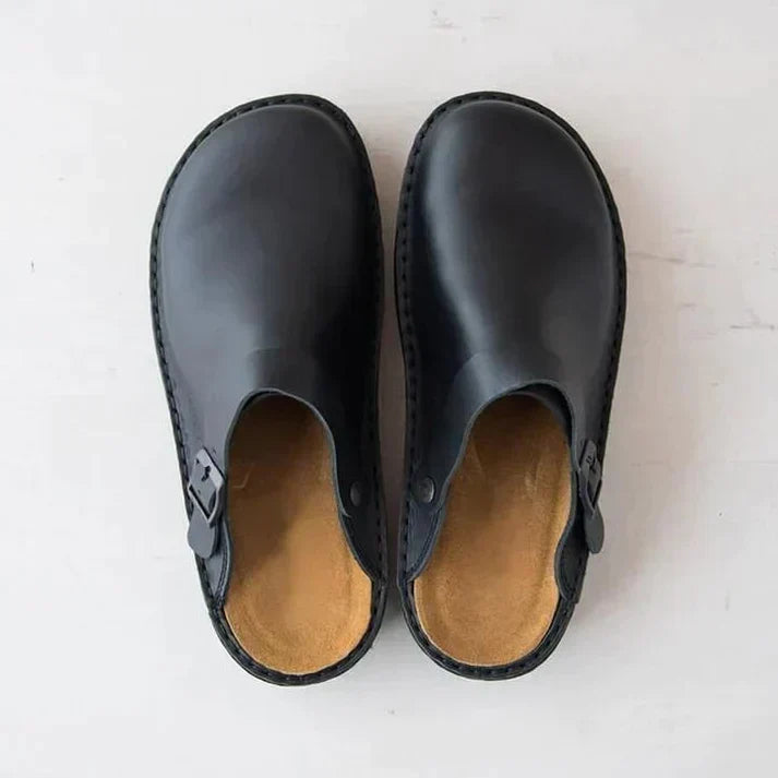 Comfortable Leather Footwear Clogs