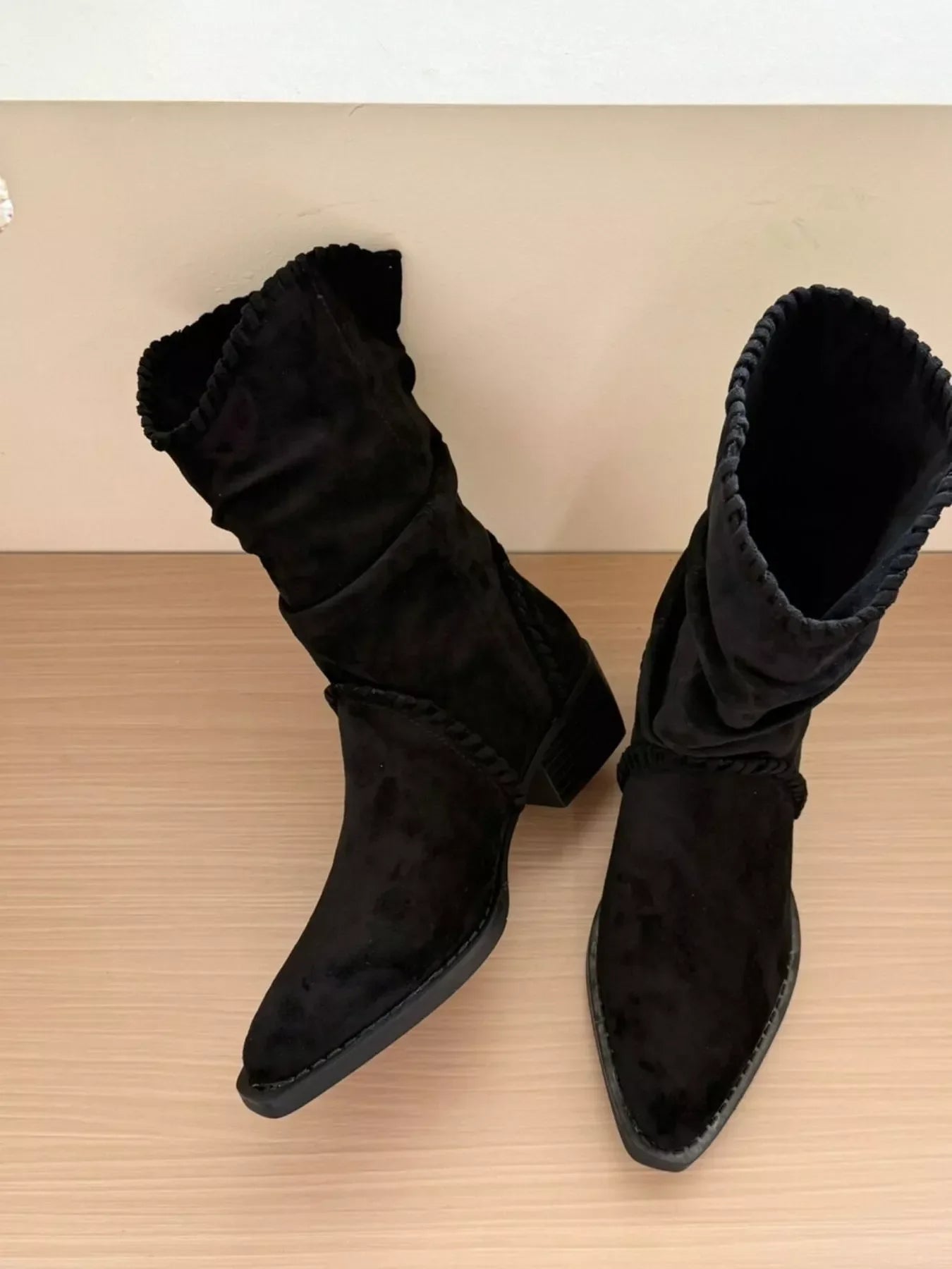 Trendy Heeled Ankle Boots - OutfitLondon