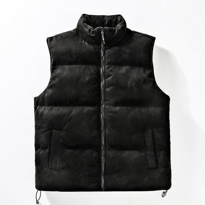 Men's Casual Padded Stand-Up Collar Vest