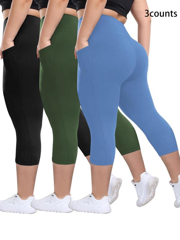 Comfortable 3-Pack Yoga Capris