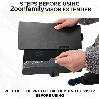 Polarized Sun Visor Extender for Car – Anti-Glare Windshield Sunshade