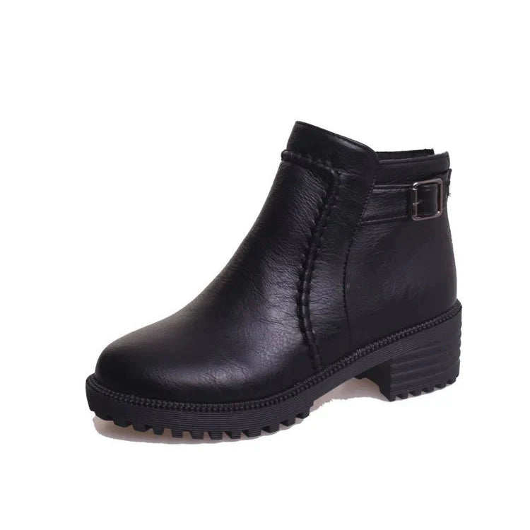 Comfortable Women's Low Heel Ankle Boots