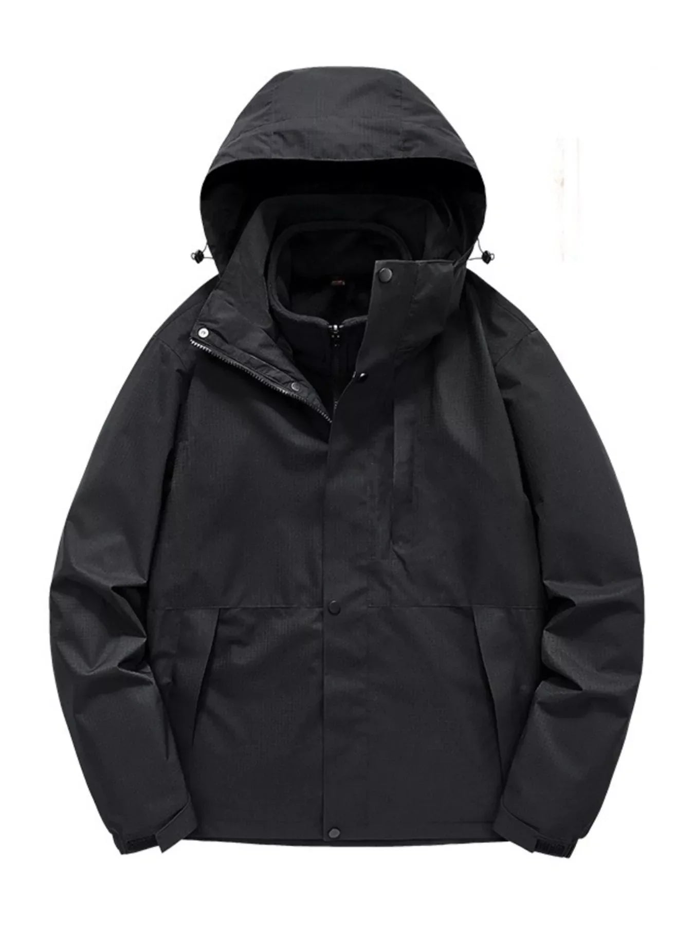 Big Mens Thick Hooded Jacket