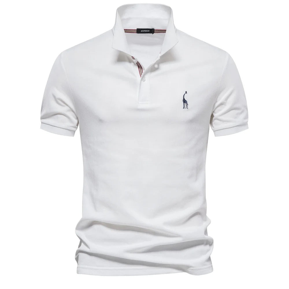 Vintage Polo with Fun Giraffe Design - OutfitLondon