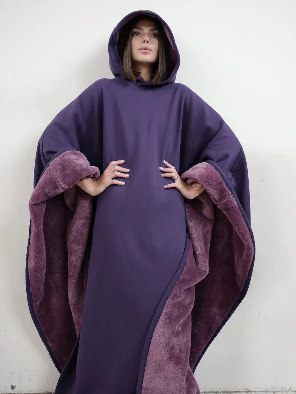 Warm Winter Fleece Hooded Jacket