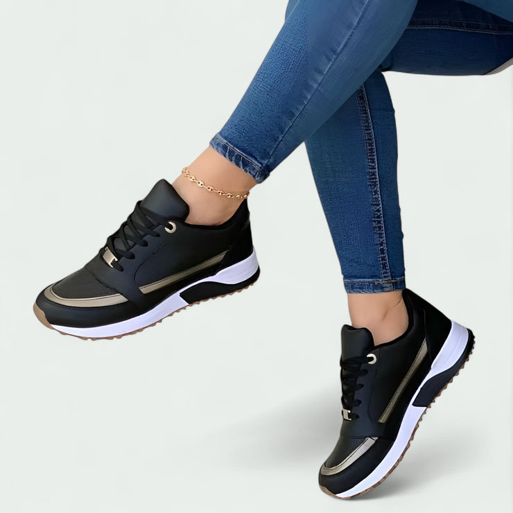 Women's Platform Trainers Lightweight Breathable Casual