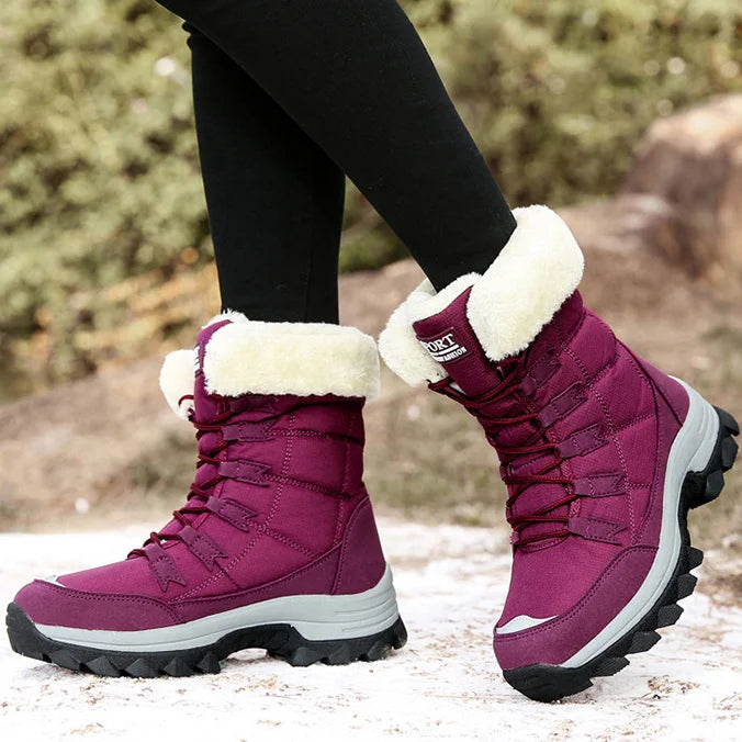 Warm Waterproof Winter Snow Boots for Women