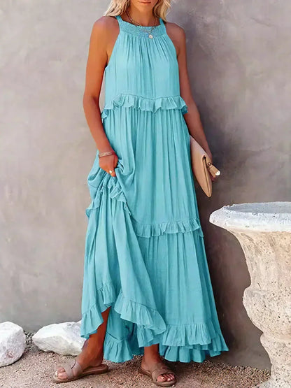 Elegant Women's Flower Print Dress