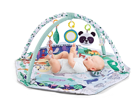 Soft Baby Play Gym with Sensory Toys and Music - OutfitLondon