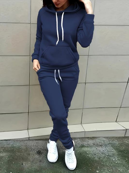 Cozy Women's Hoodie and Sweatpant Lounge Set - OutfitLondon