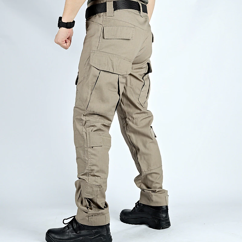 Men's Cargo Pants Pocket Plain Camouflage Comfort Breathable