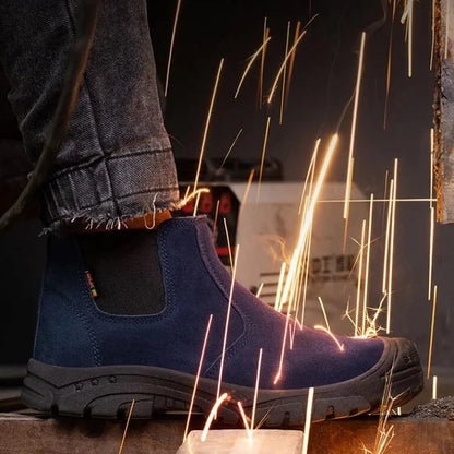 Tough Steel Toe Men's Work Boots - Strong and Lightweight
