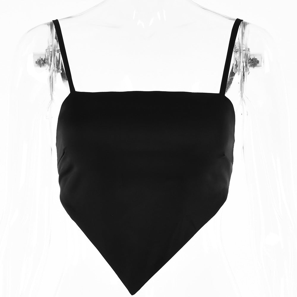 Women's Stylish Triangle Cotton Crop Top