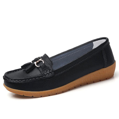 Cozy Suede Slip On Moccasins