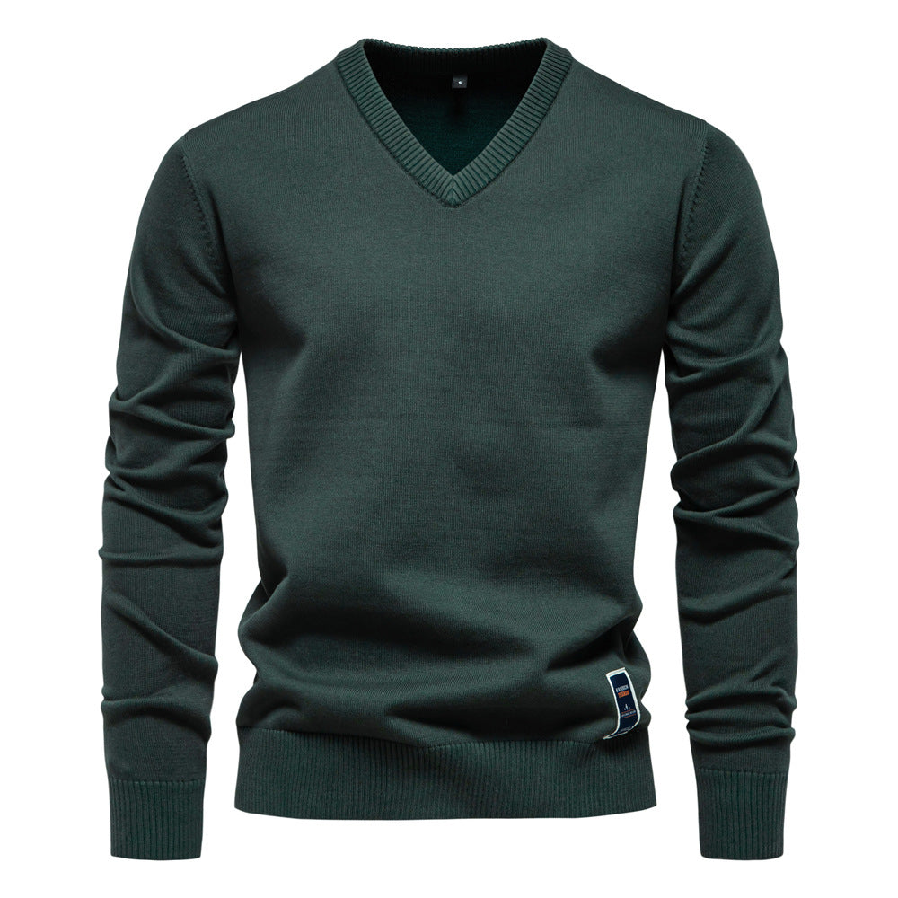 Timeless Crew Neck Mens Pullover