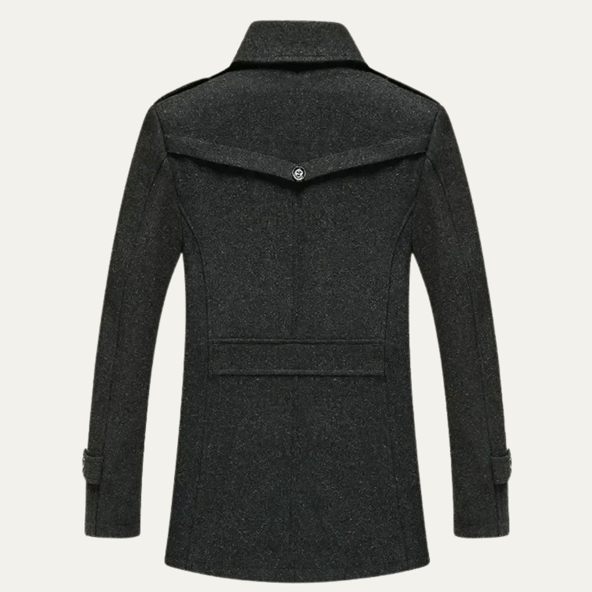Stylish Men's Warm Wool Winter Overcoat