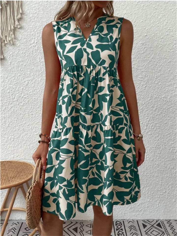 Elegant Summer Flower Dress for Women - OutfitLondon