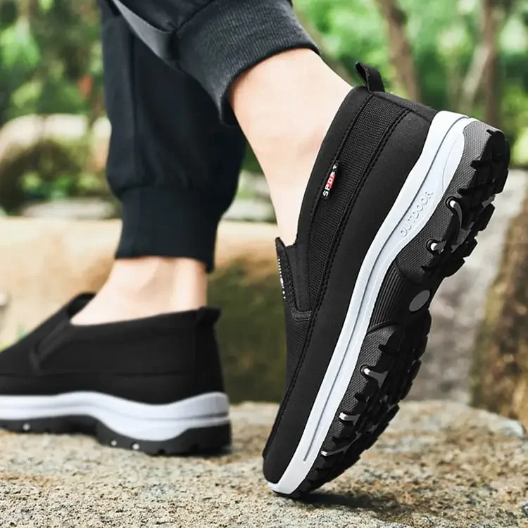 Men's Comfortable Slip-on Arch Support Athletic Walking Shoes