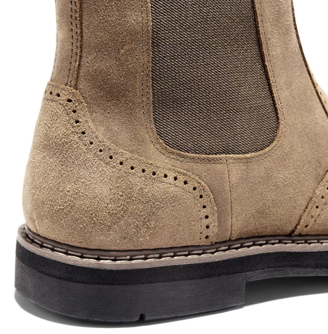 Men's Casual Leather Chelsea Ankle Boots