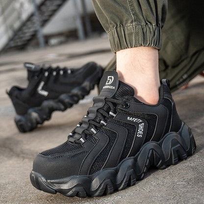 Unisex Orthopedic Shoes Indestructible Solid Sole Reflective Safety Sneakers